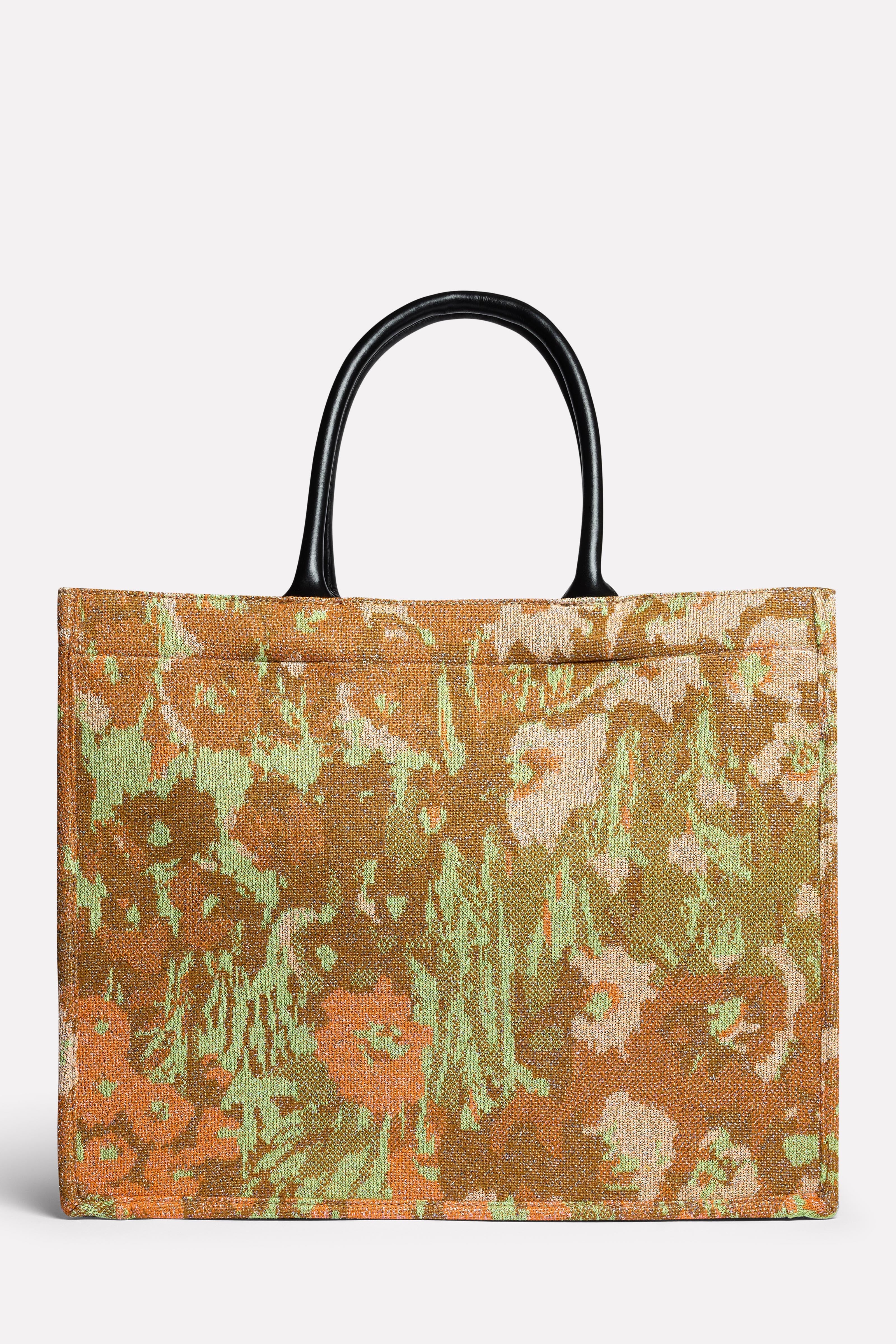 Shopper jacquard grafico