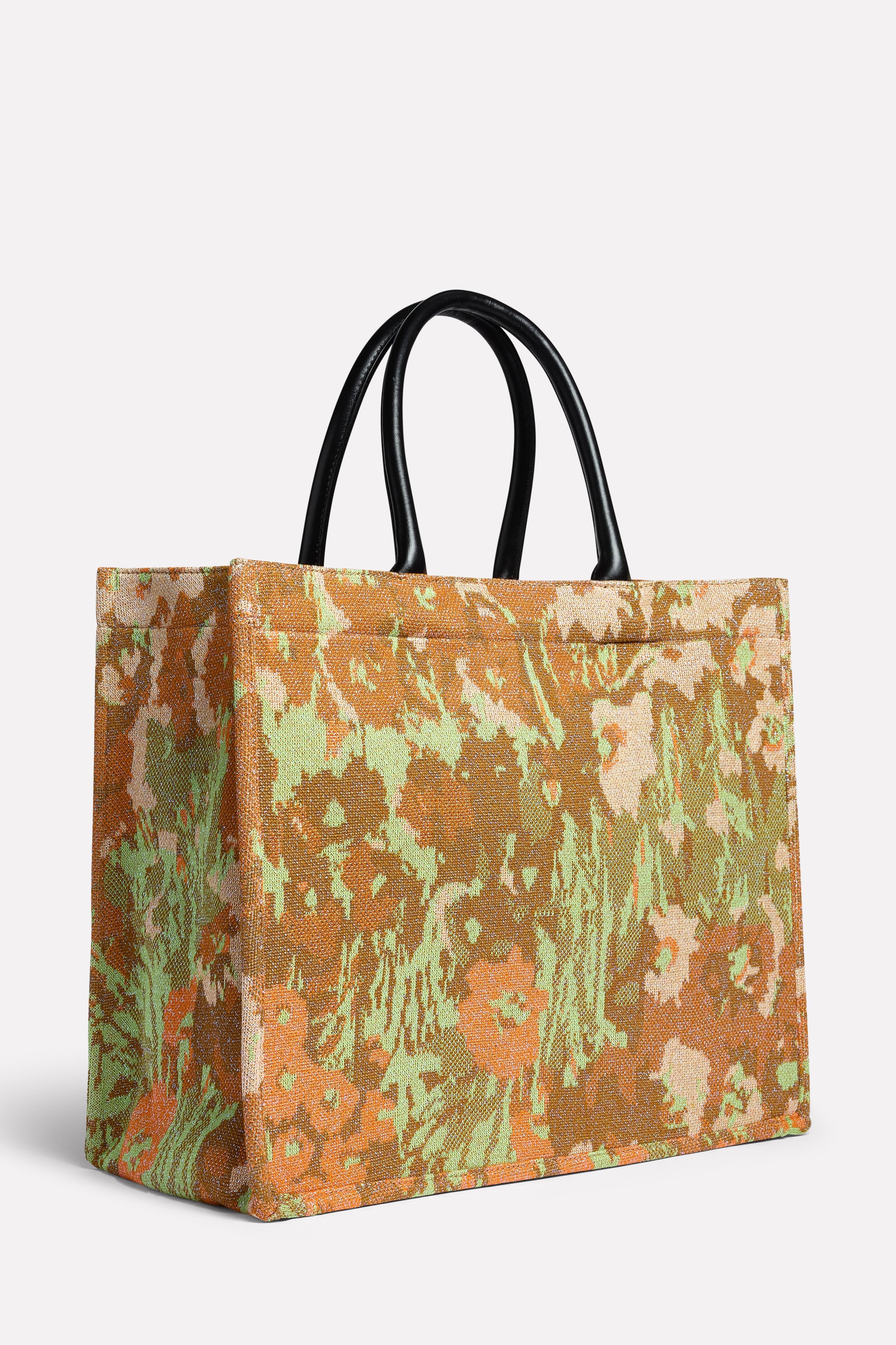 Shopper jacquard grafico