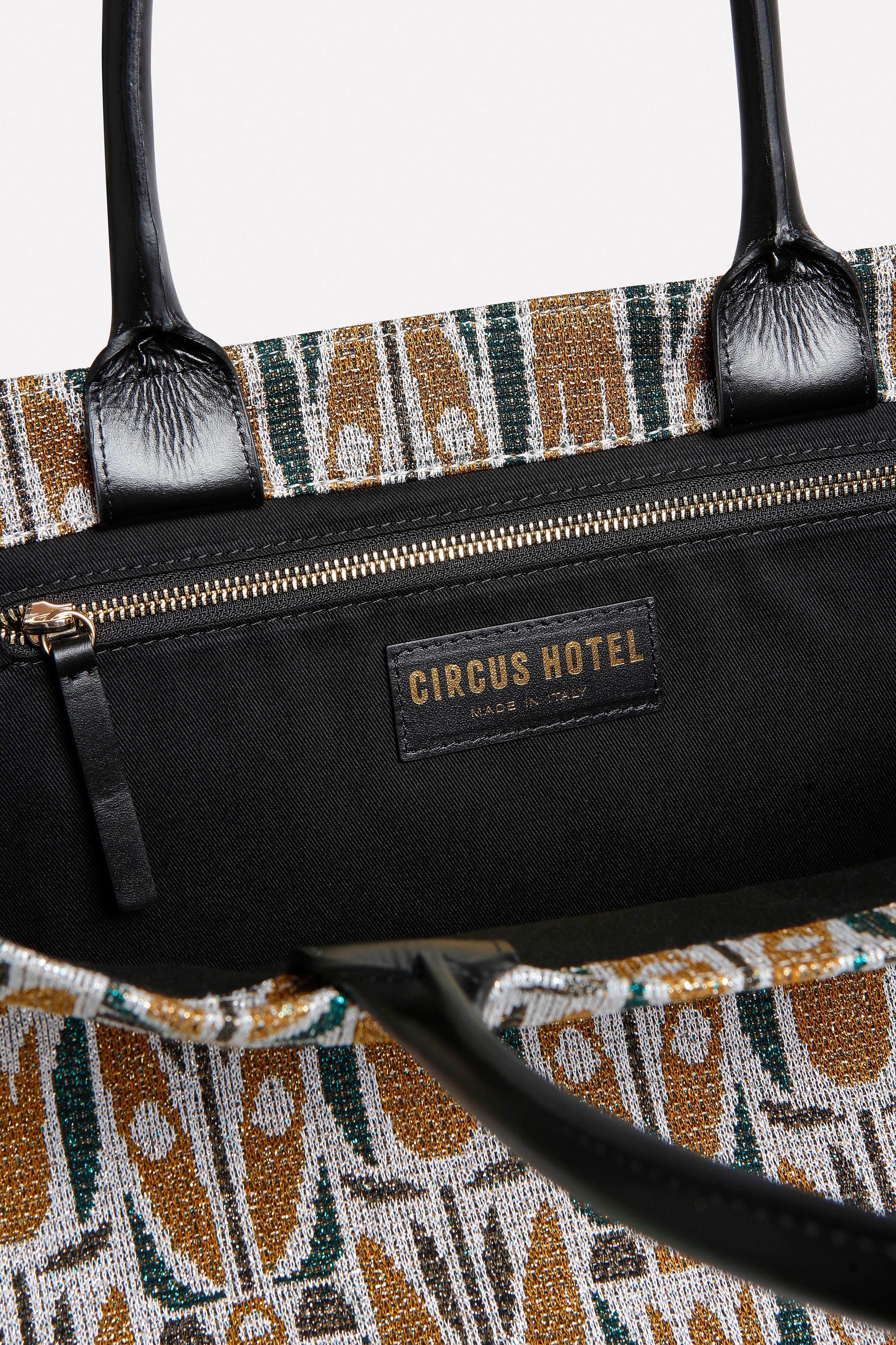 Shopper jacquard grafico