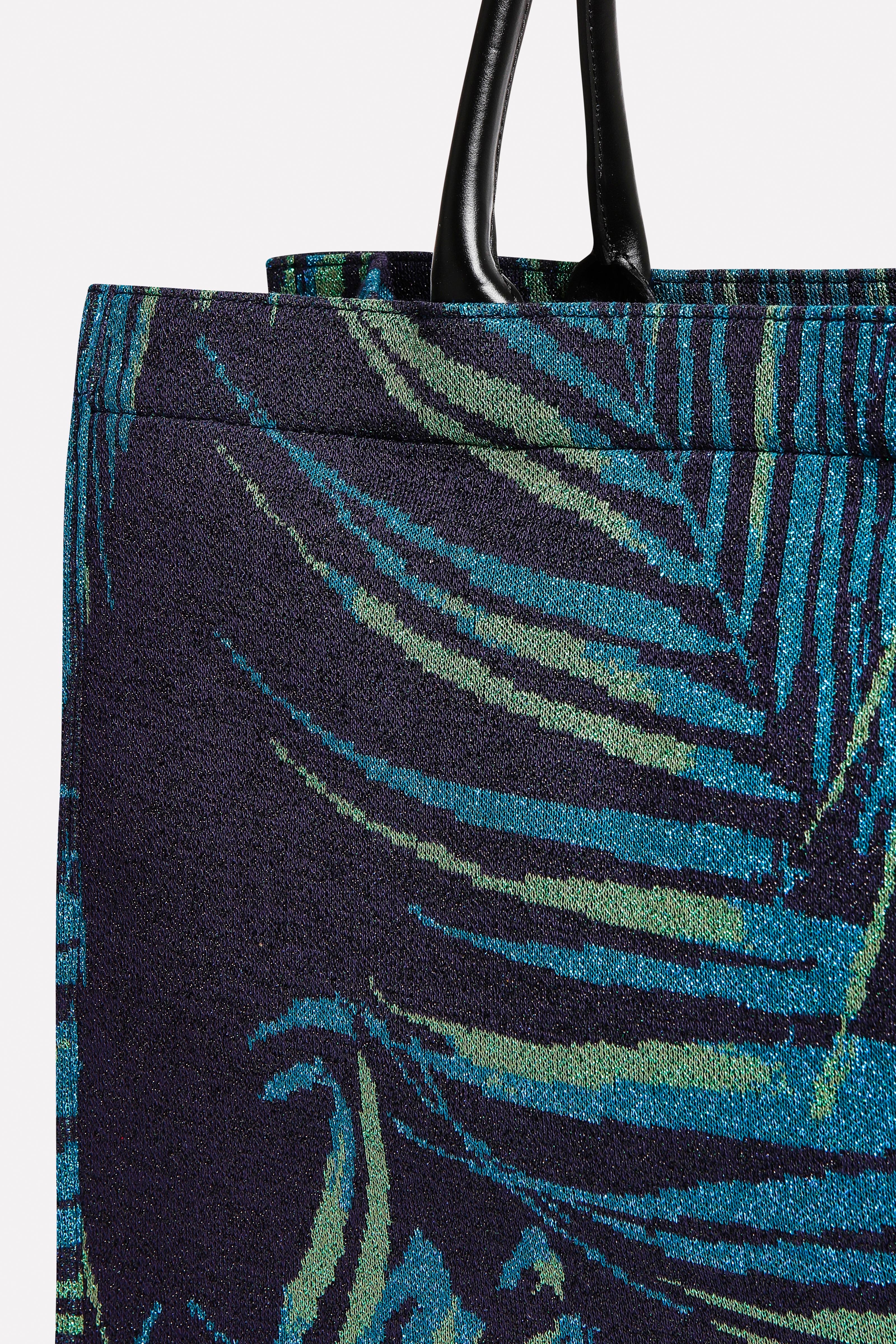 Shopper jacquard grafico