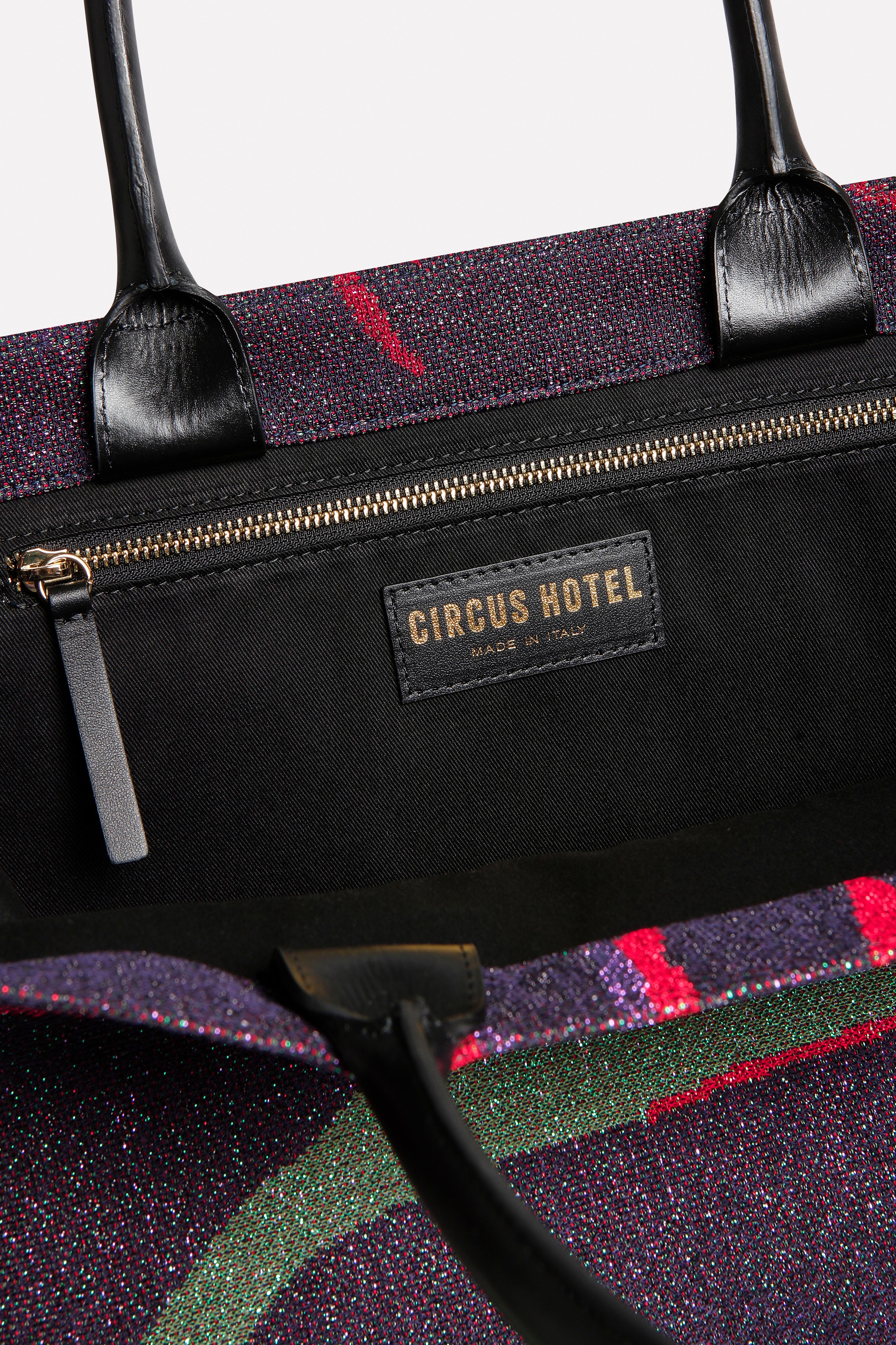 Shopper jacquard grafico