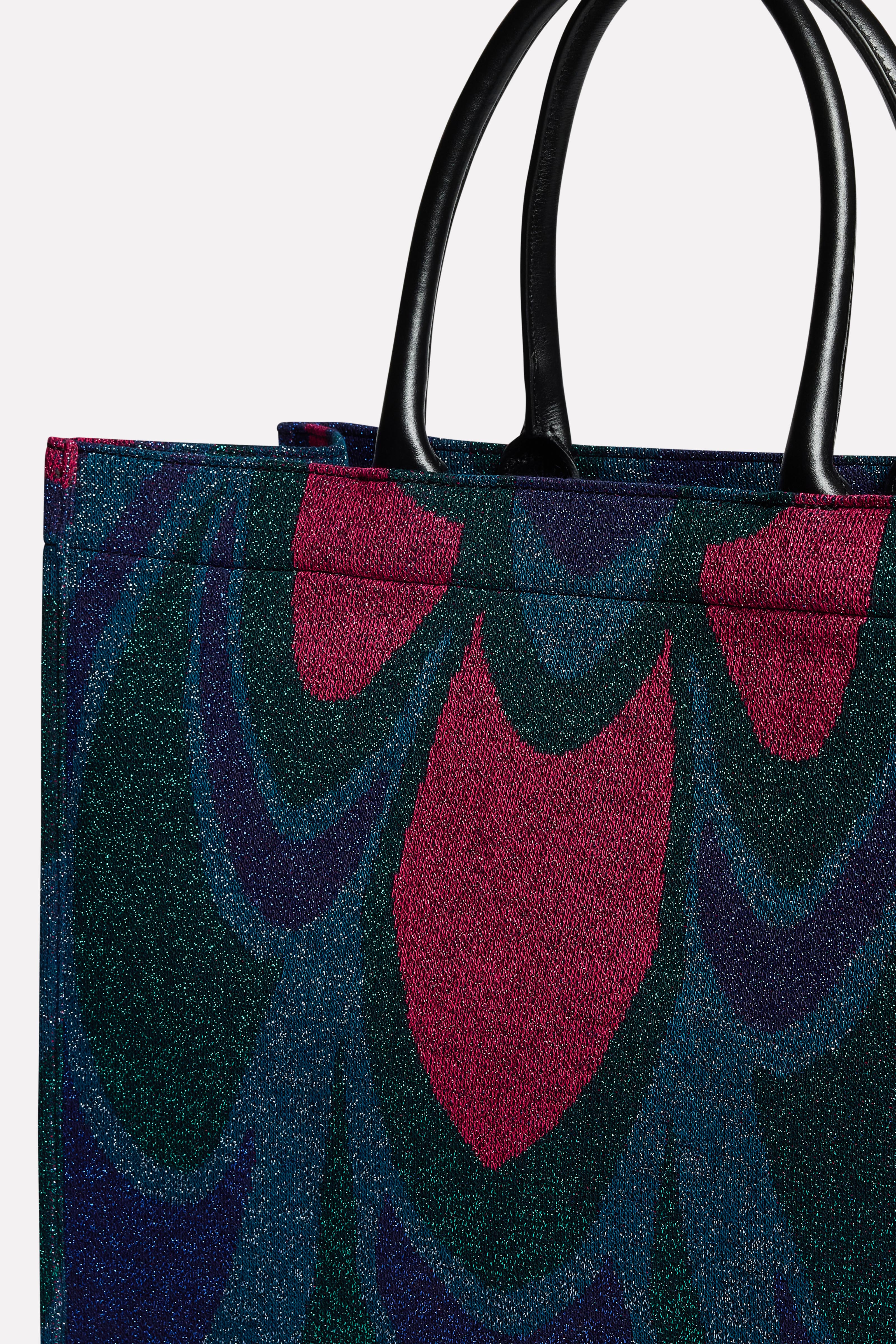 Shopper jacquard grafico