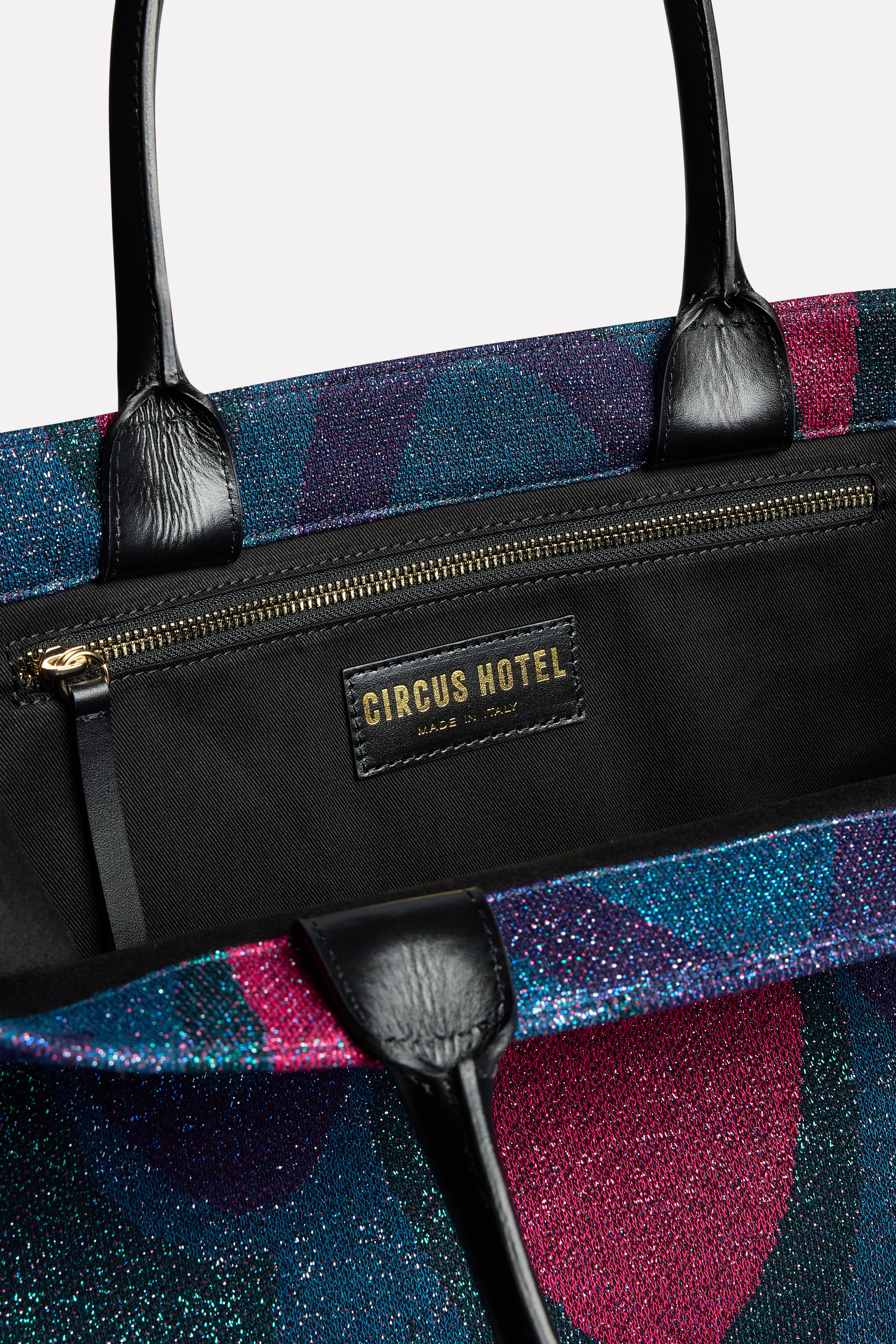 Shopper jacquard grafico