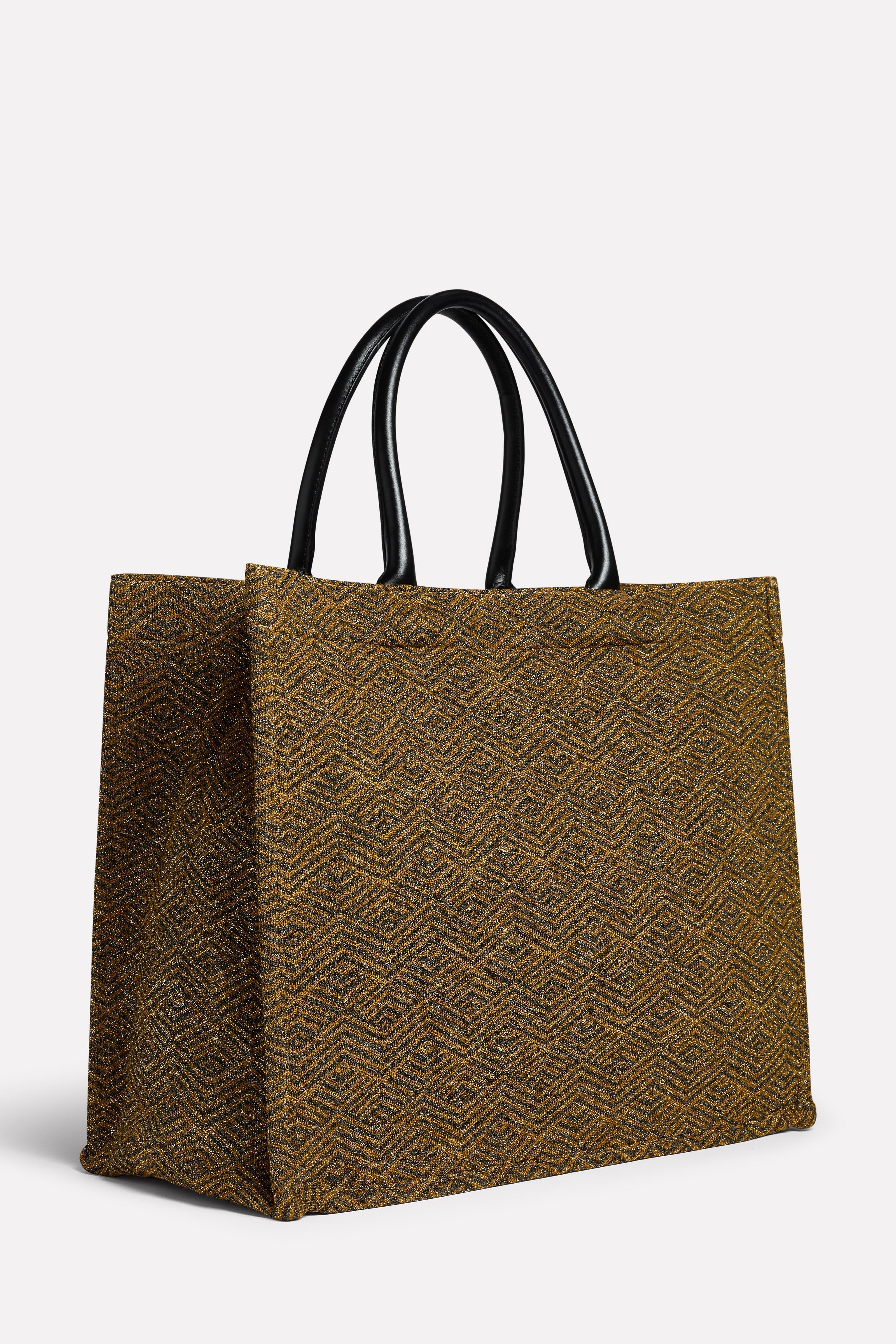 Shopper jacquard grafico