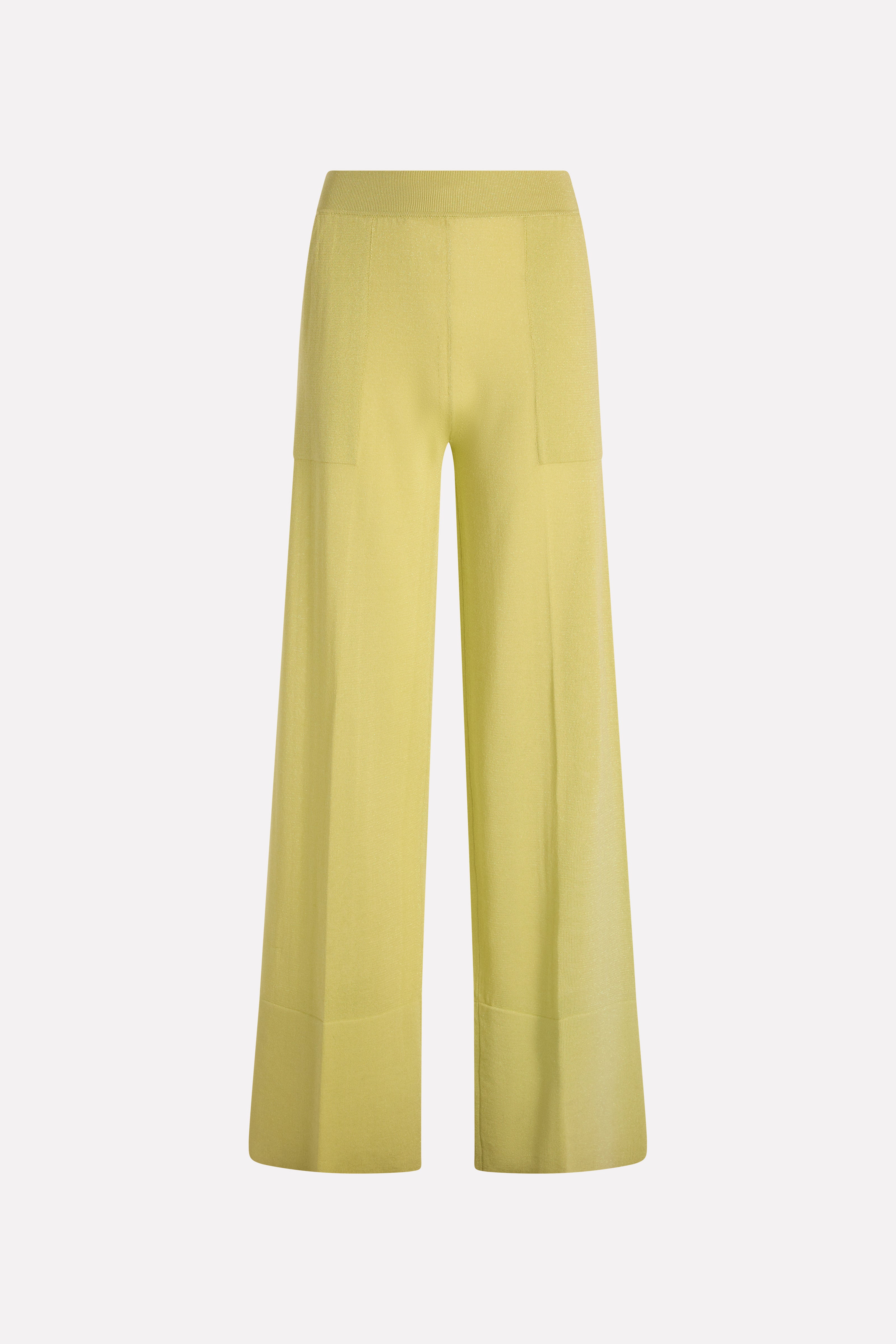 WIDE LAMÉ TROUSERS