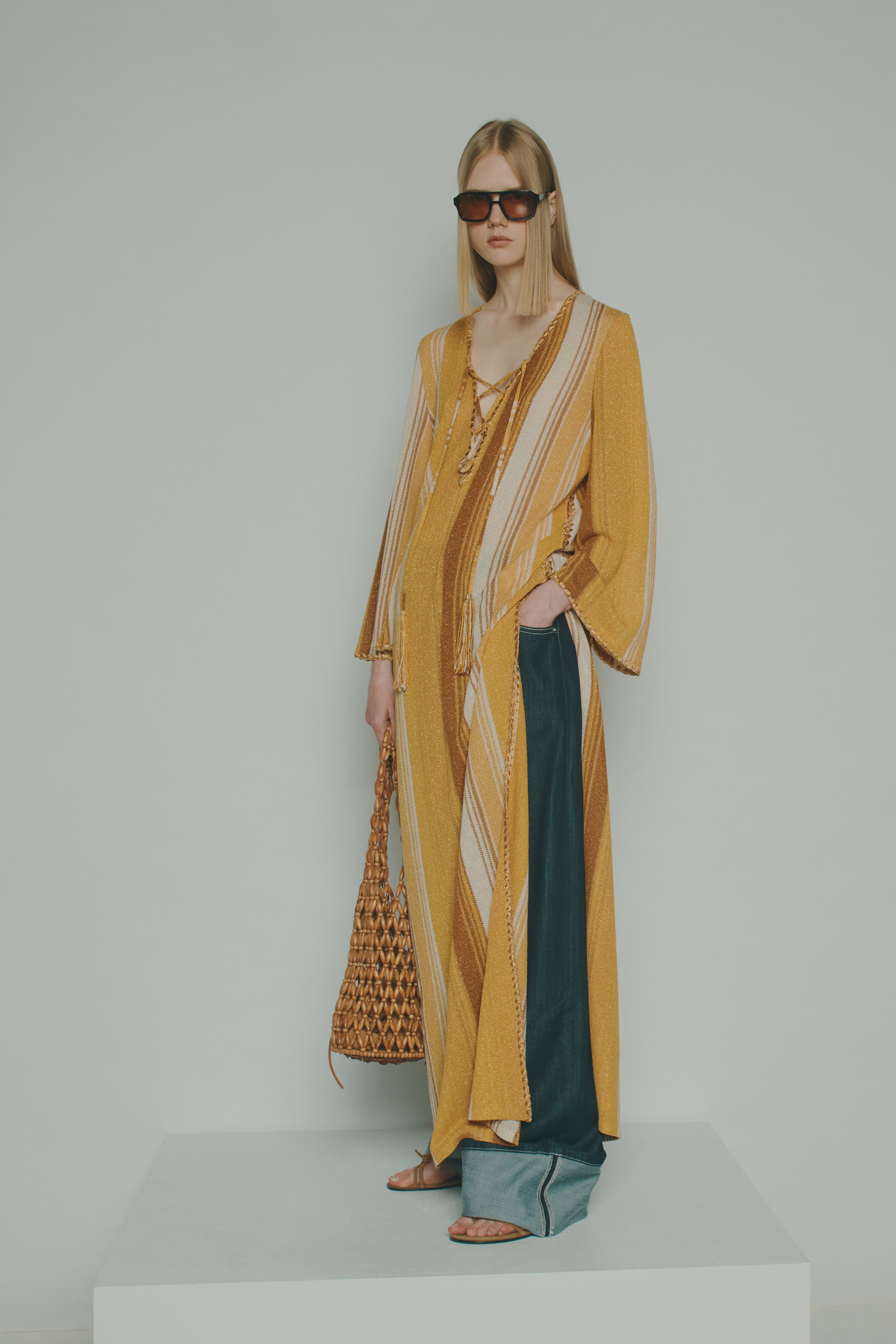 CAFTANO TESSUTO LAMÈ