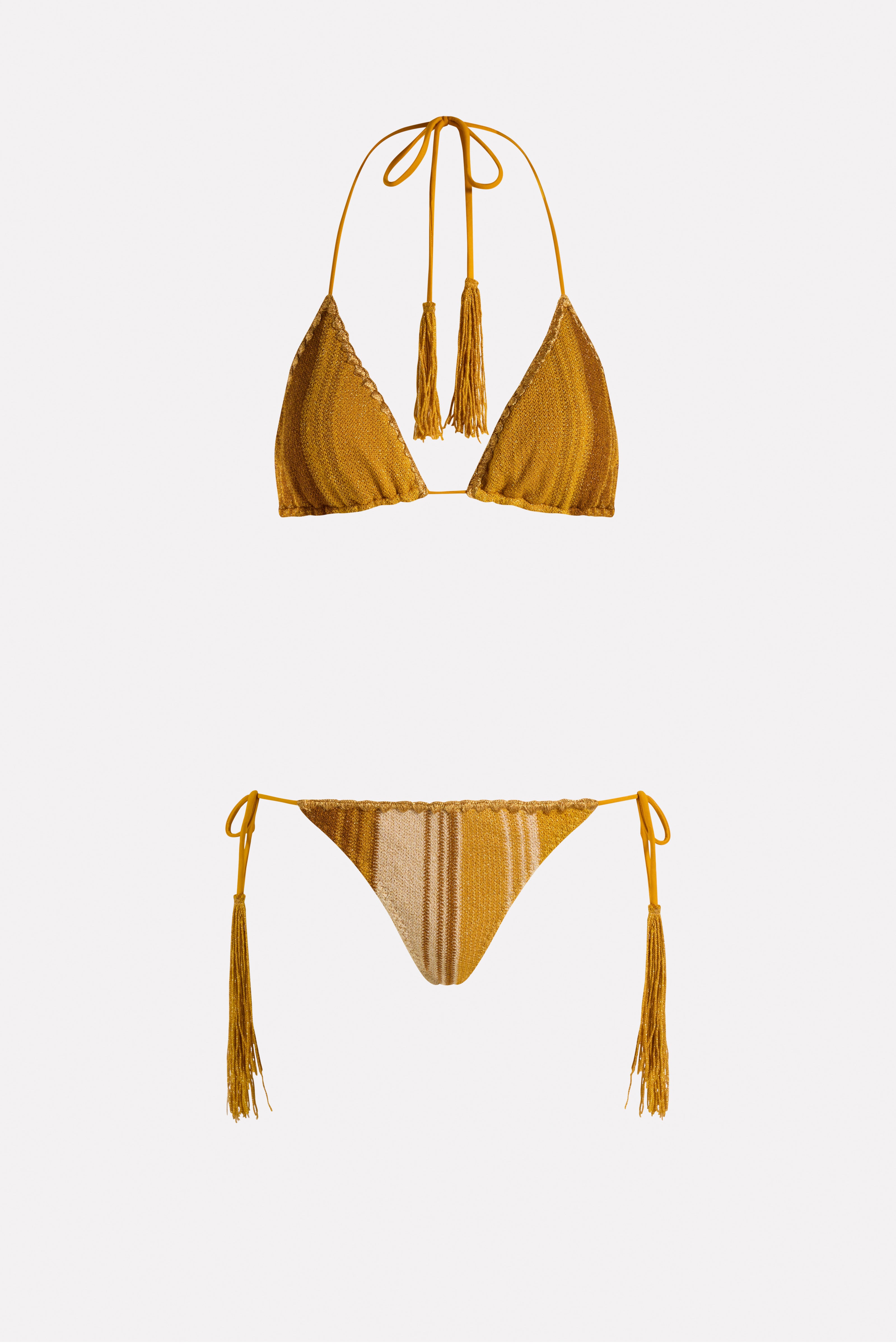 LAMÉ FABRIC BIKINI