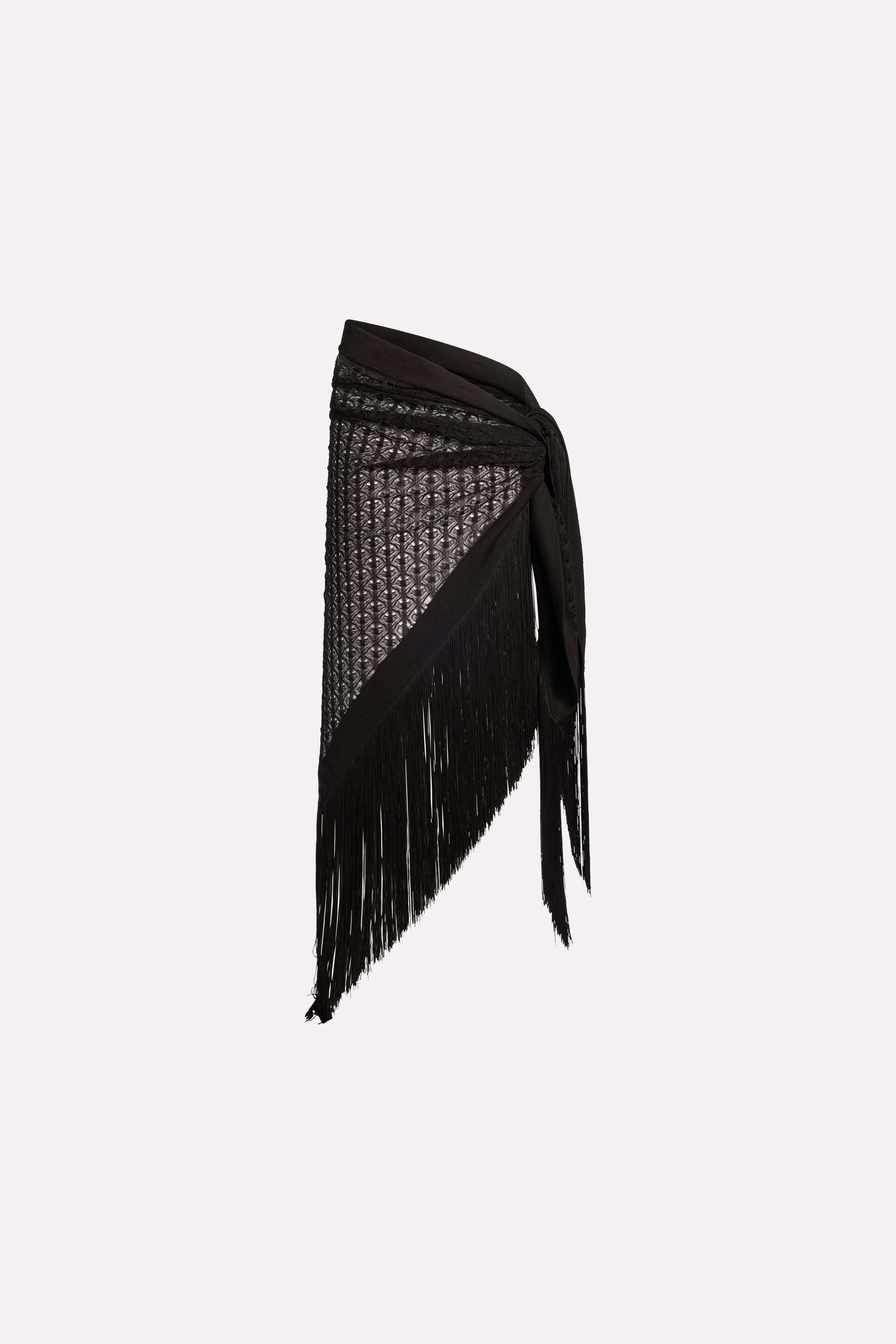 LACE-KNIT VISCOSE SCARF | Circus Hotel
