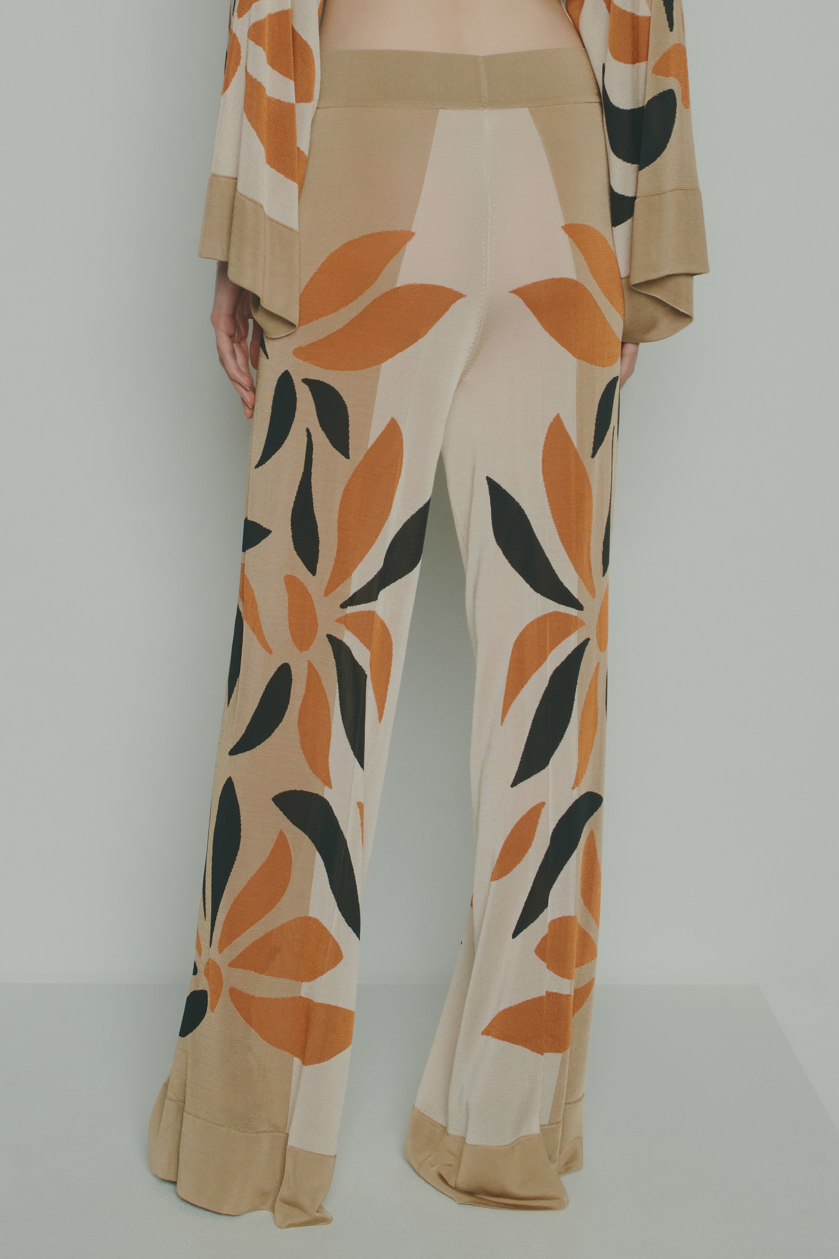 WIDE INLAY TROUSERS