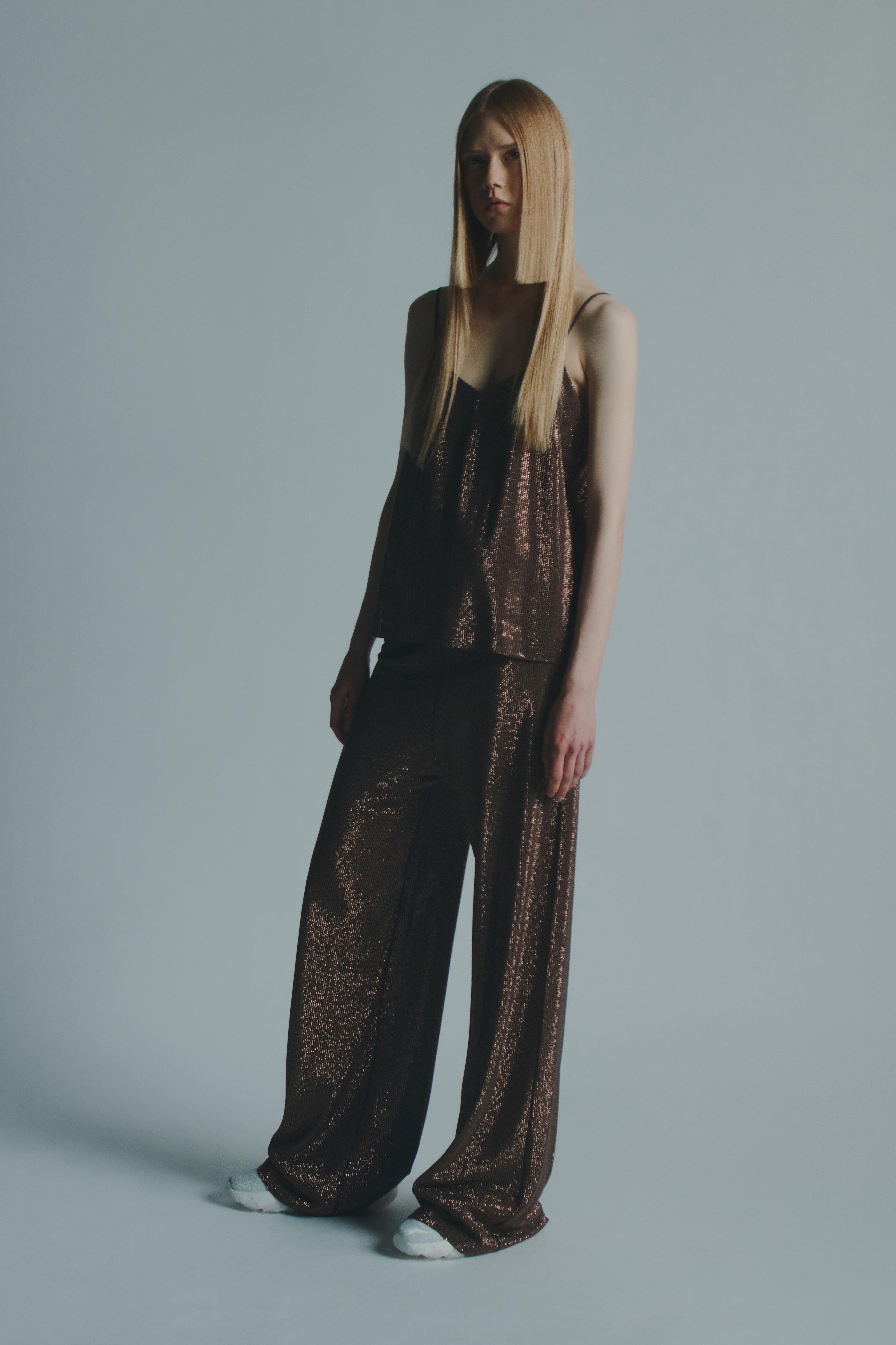 MICRO BEADED TROUSERS