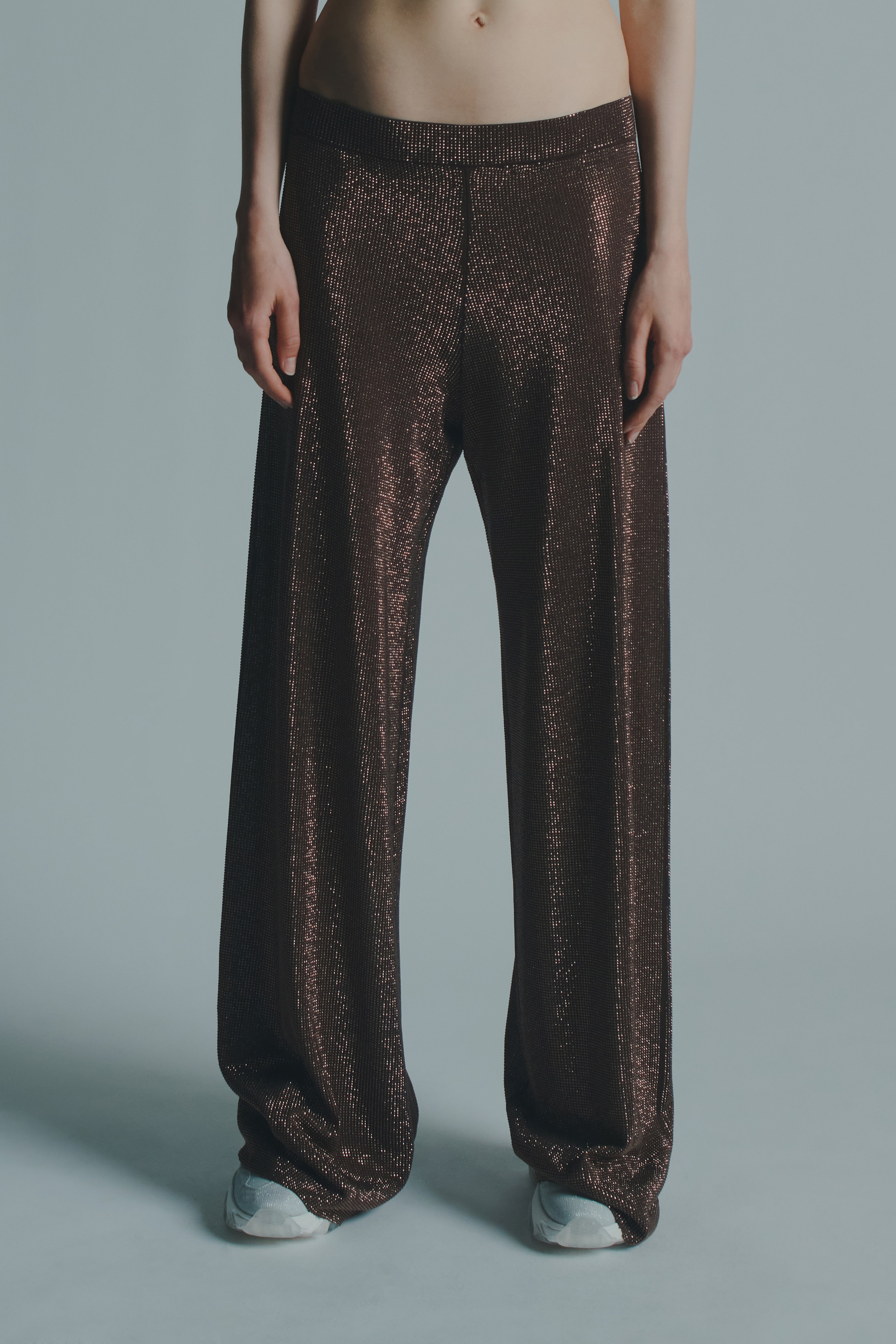MICRO BEADED TROUSERS