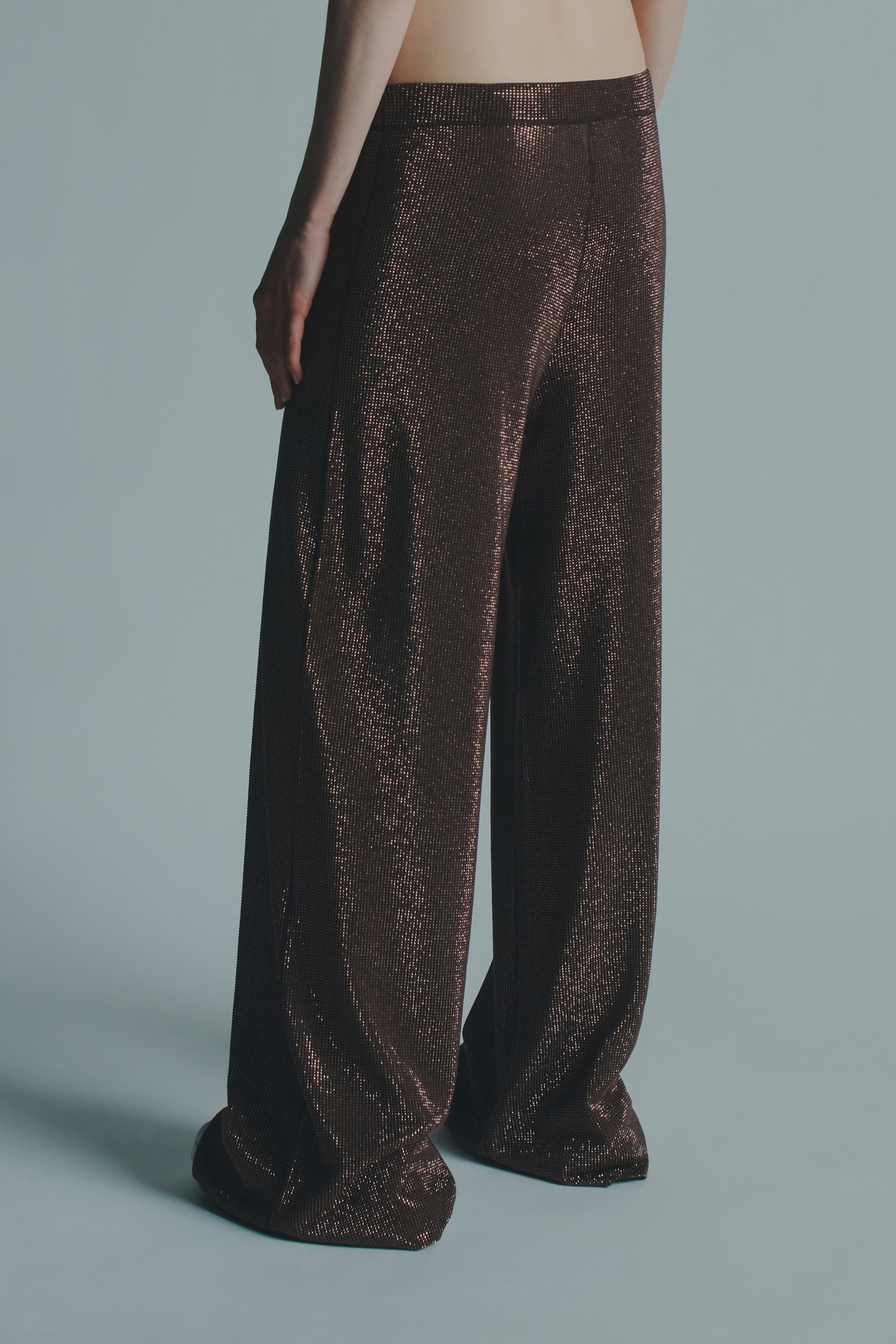MICRO BEADED TROUSERS