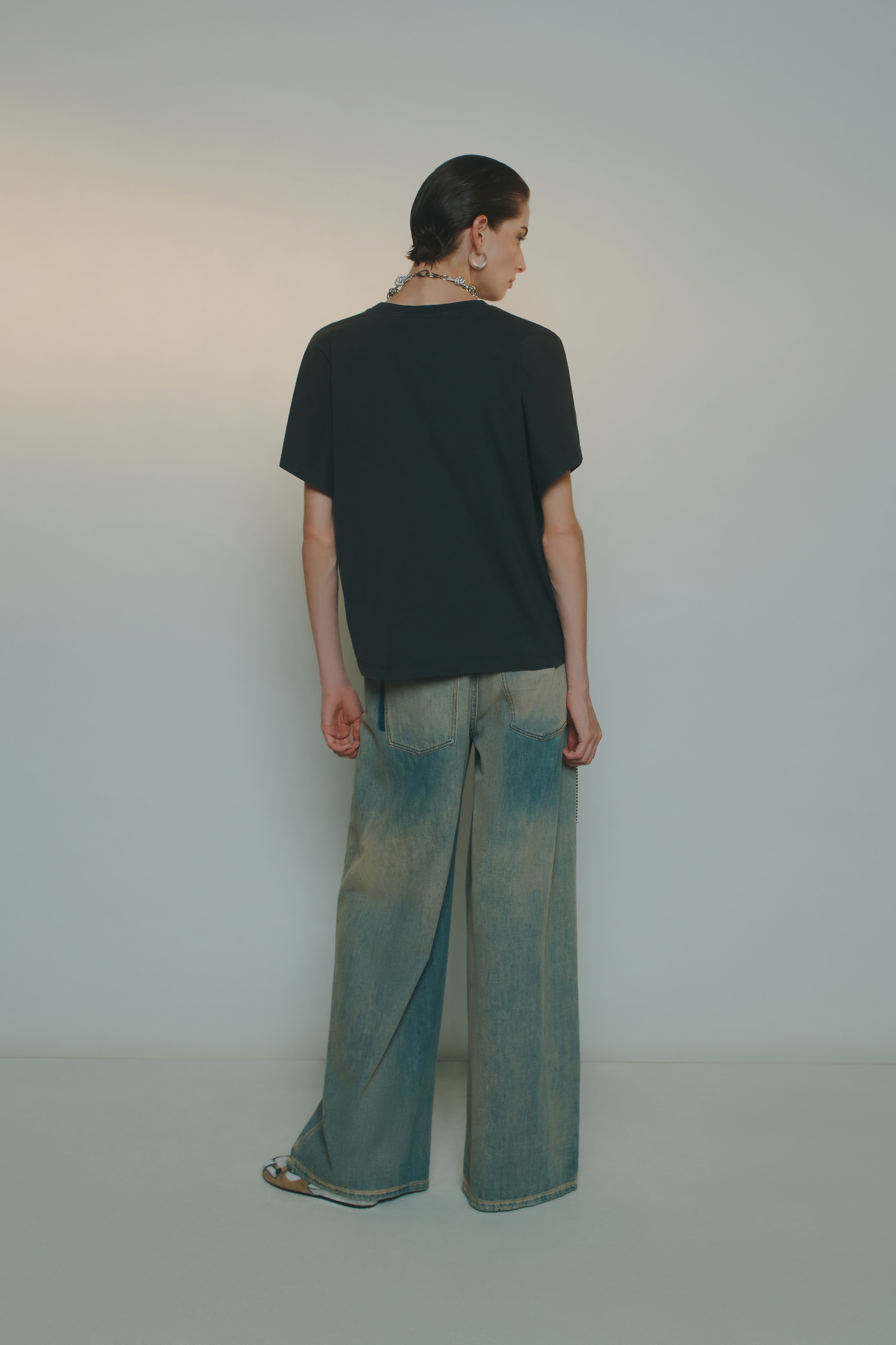 PERFUME PRINT STRASS T-SHIRT