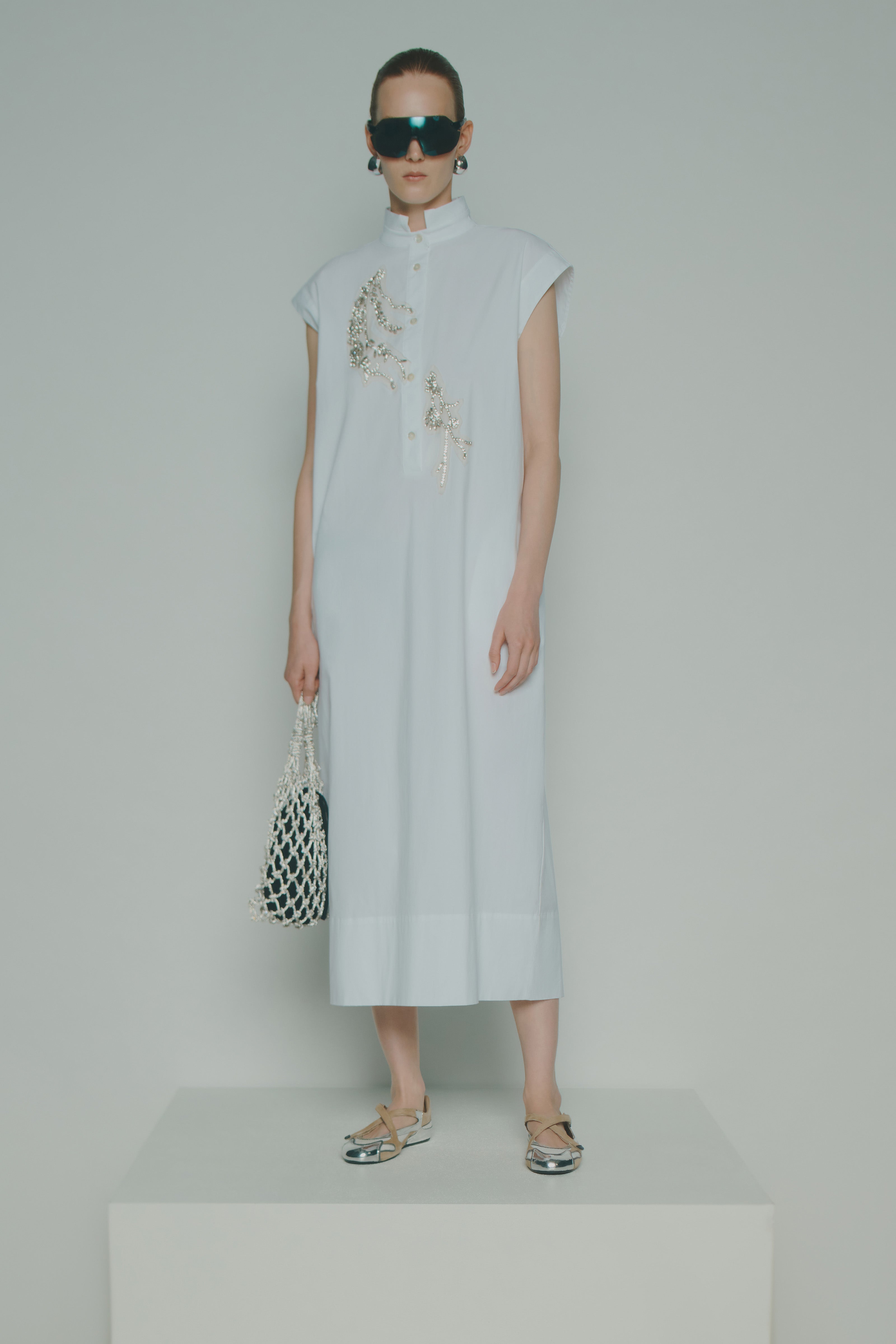 ABITO LUNGO RICAMO RAMAGE