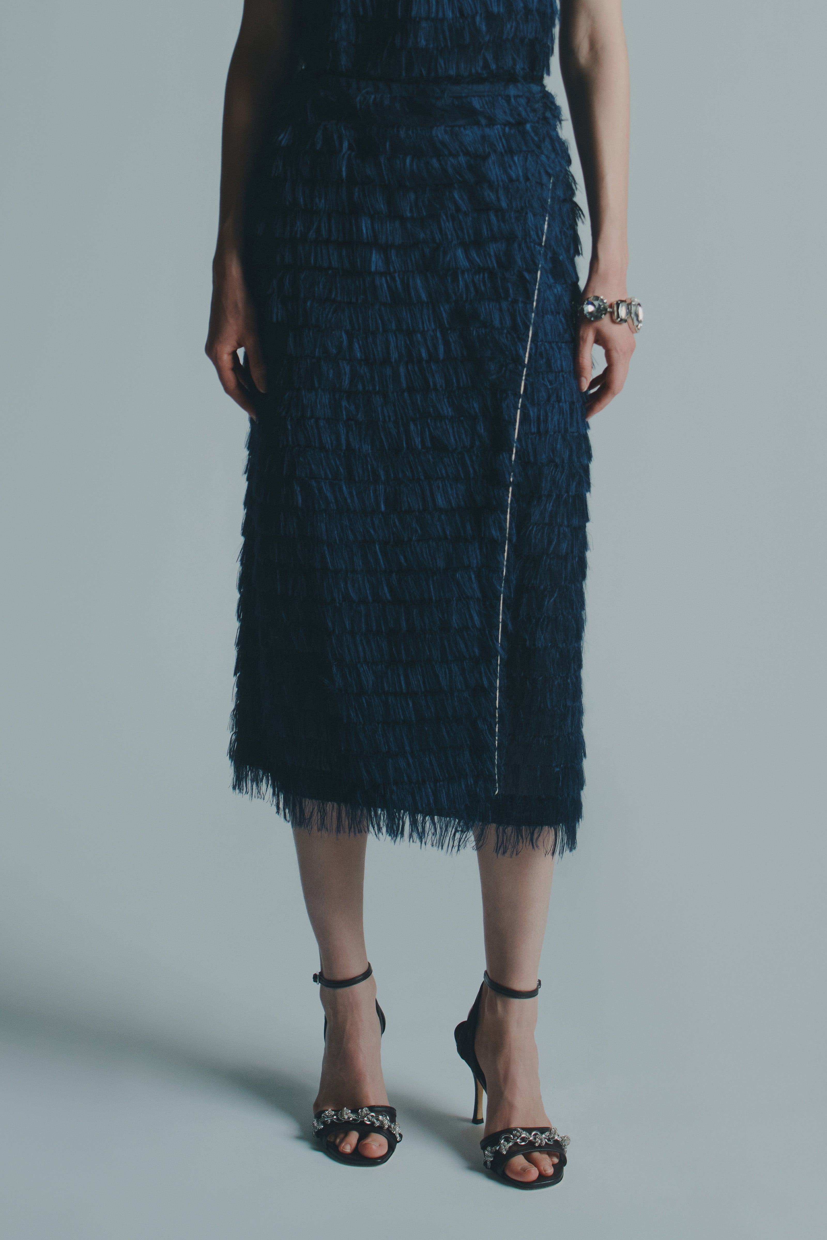 GONNA TESSUTO FRANGE