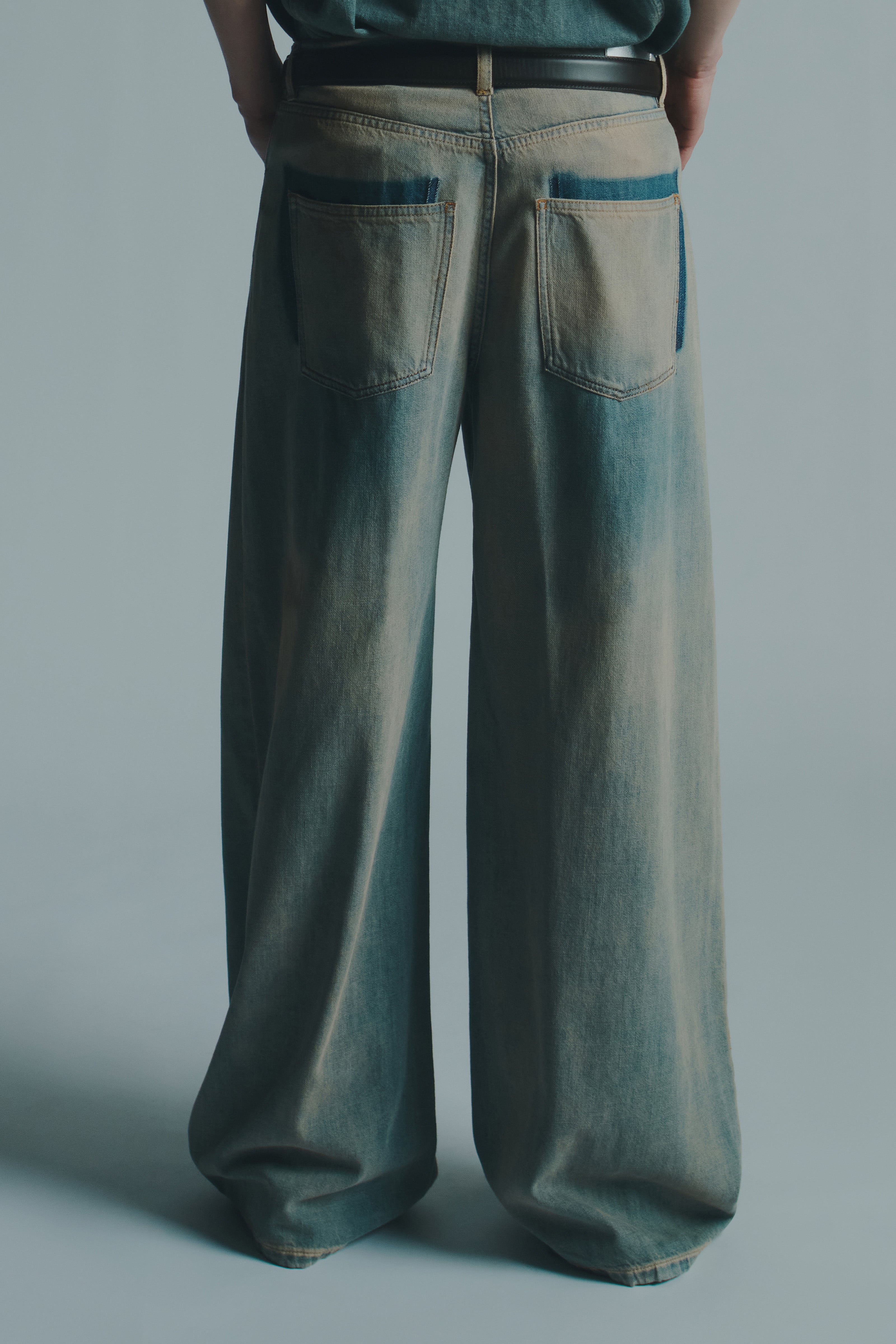 FIVE POCKET STRASS JEANS