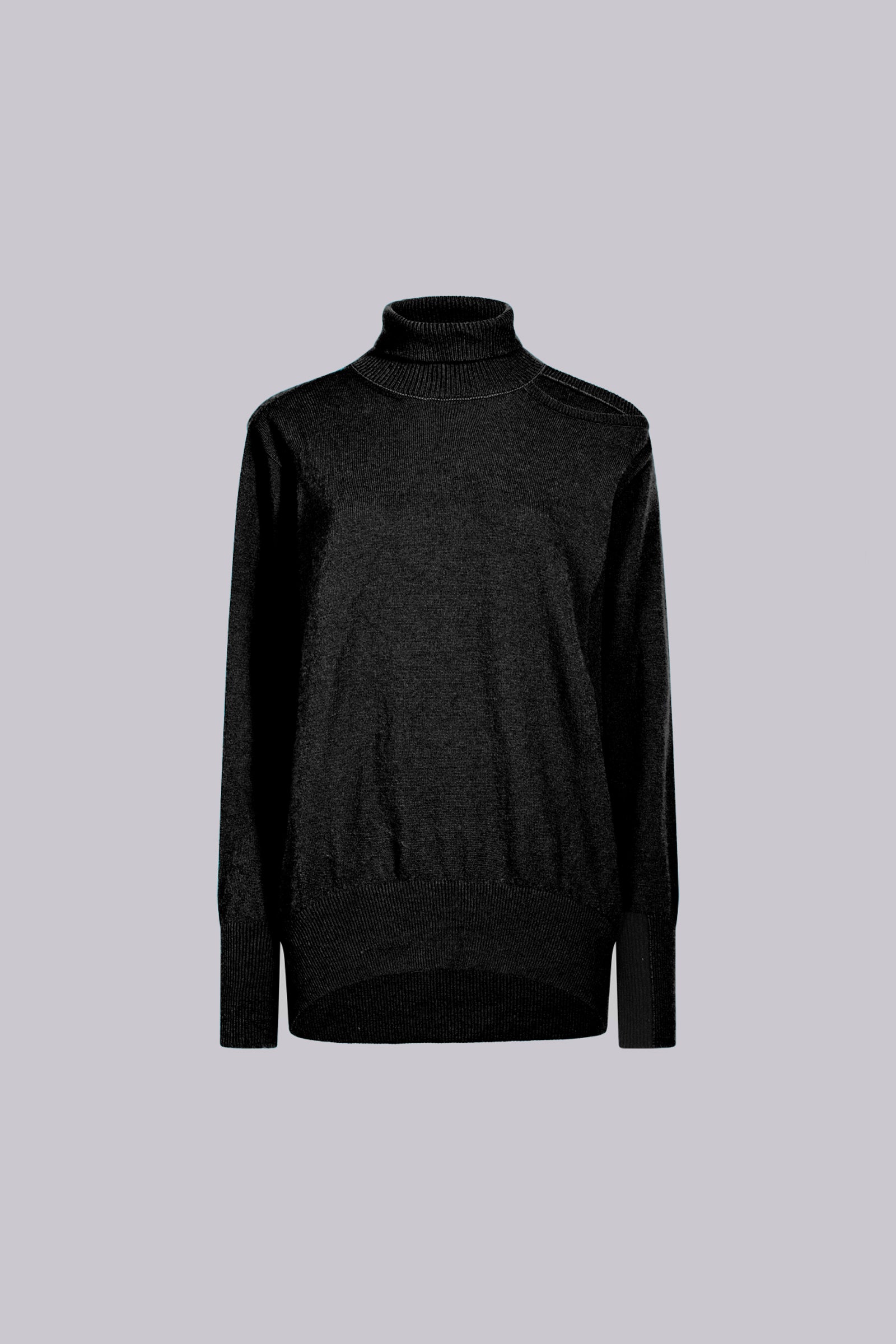 CASHMERE HIGH NECK SWEATER