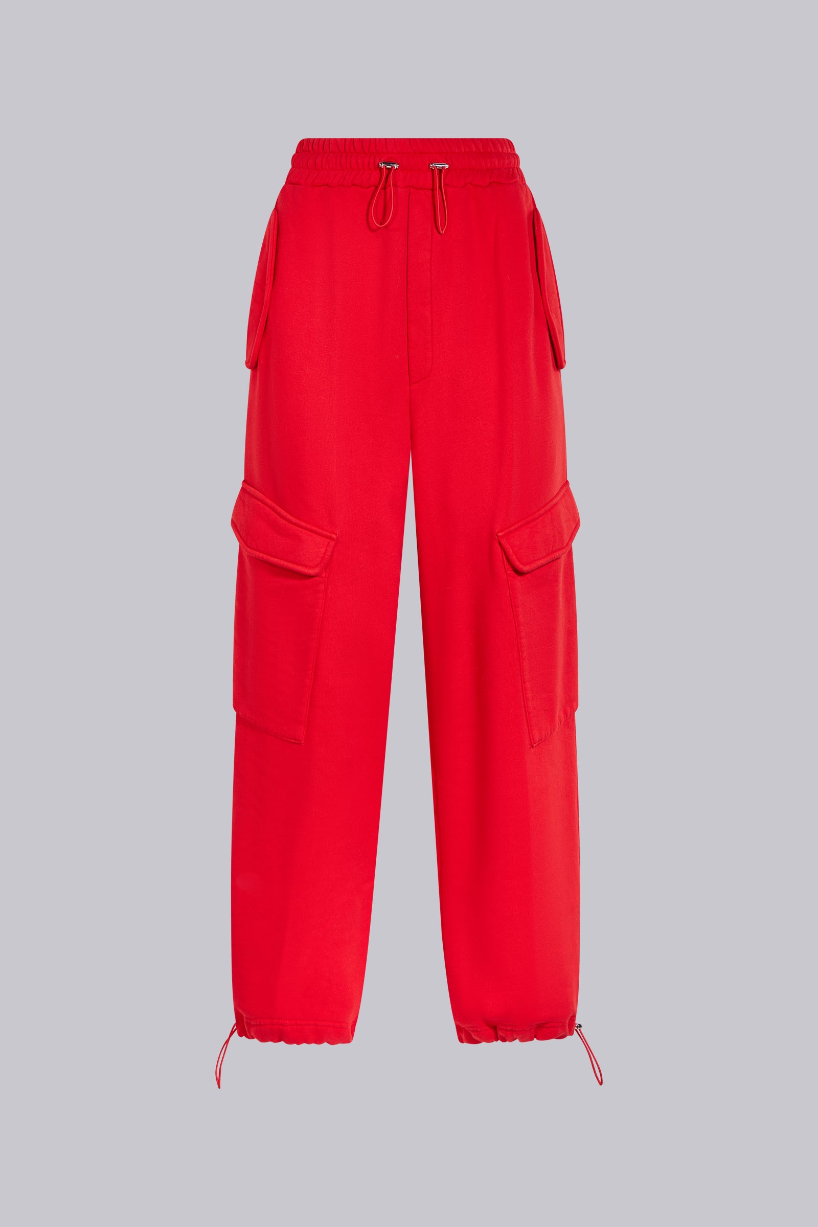 FLEECE CARGO TROUSERS