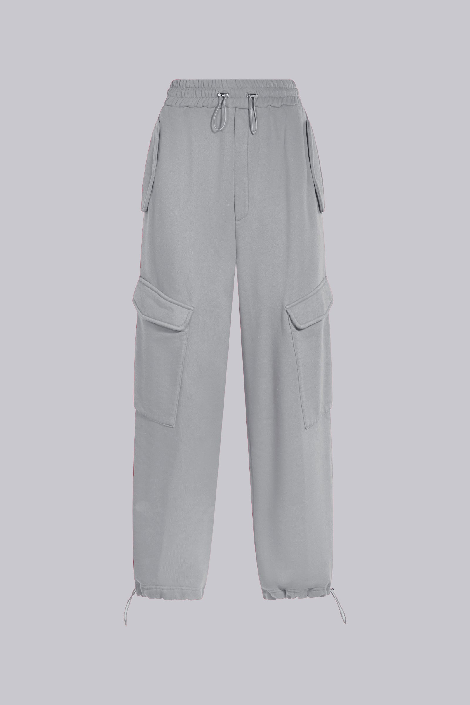 FLEECE CARGO TROUSERS