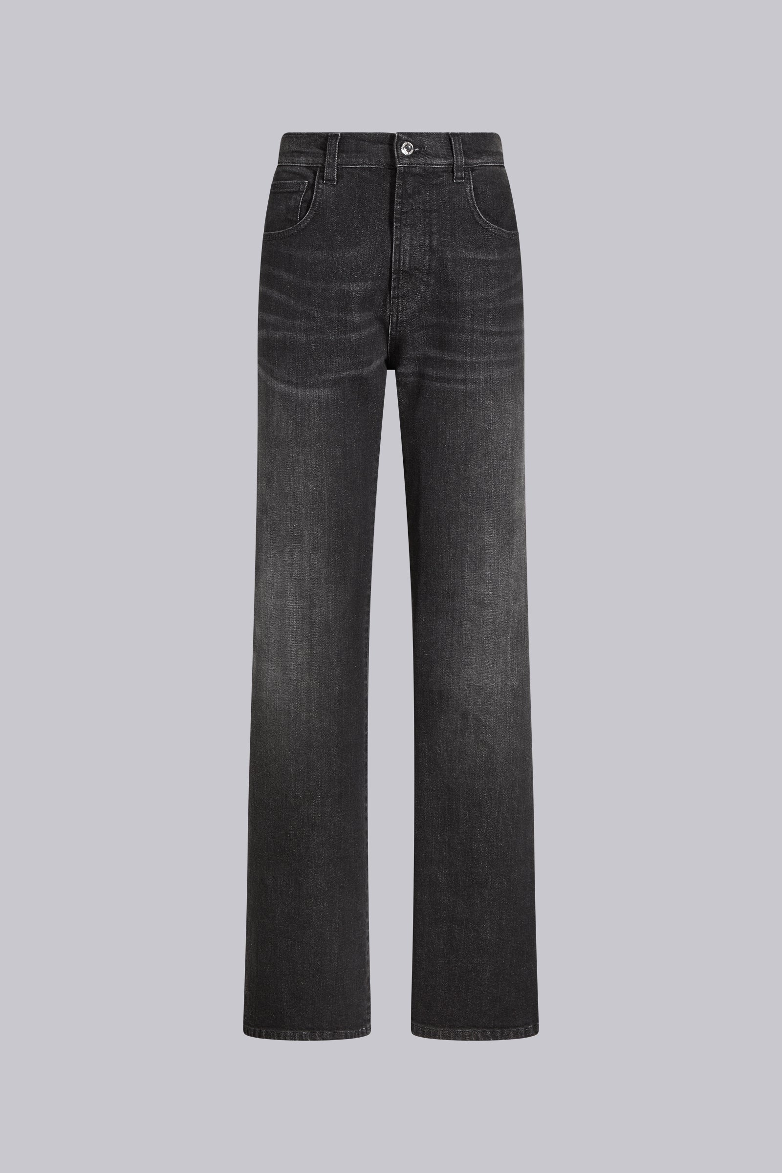 FIVE-POCKET WIDE LEG JEANS